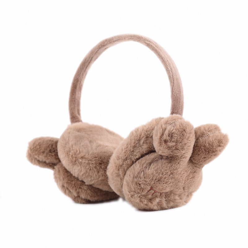 Earmuffs od pliša, karikatura uzorak, unisex, zimska toplina za odrasle