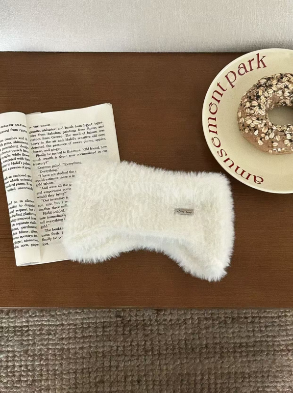 Protecții pentru urechi pluș, montate pe cap, unisex, monocrome, pentru iarnă și toamnă