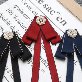 Női nyakkendőcsipesz – Koreai stílus, gallér virág brooch, egyszínű mintázat