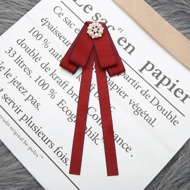 Női nyakkendőcsipesz – Koreai stílus, gallér virág brooch, egyszínű mintázat