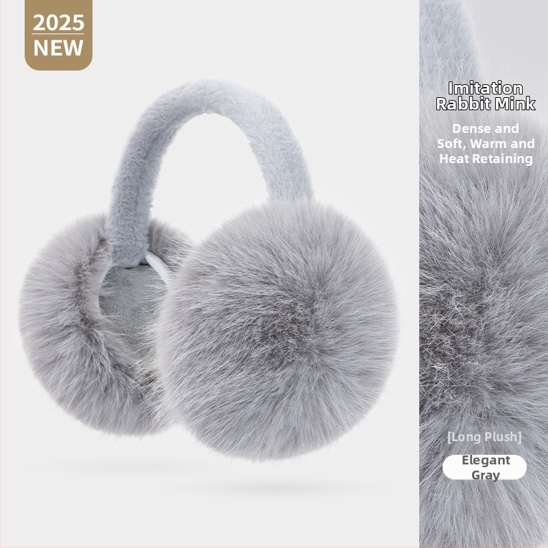 Θερμαντήρες αυτιών από τεχνητή γούνα λαγού για γυναίκες, χειμώνας θέρμανση, 2025 χειμώνας (Υλικό: τεχνητή γούνα λαγού; Φύλο: Γυναίκες; Σεζόν: Χειμώνας; Λειτουργία: Θέρμανση; Εκκίνηση: Χειμώνας 2025)