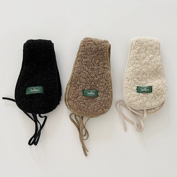 Zimski set zaštite za uši i rukavice - unisex, odrasli, osnovni stil, jednobojan