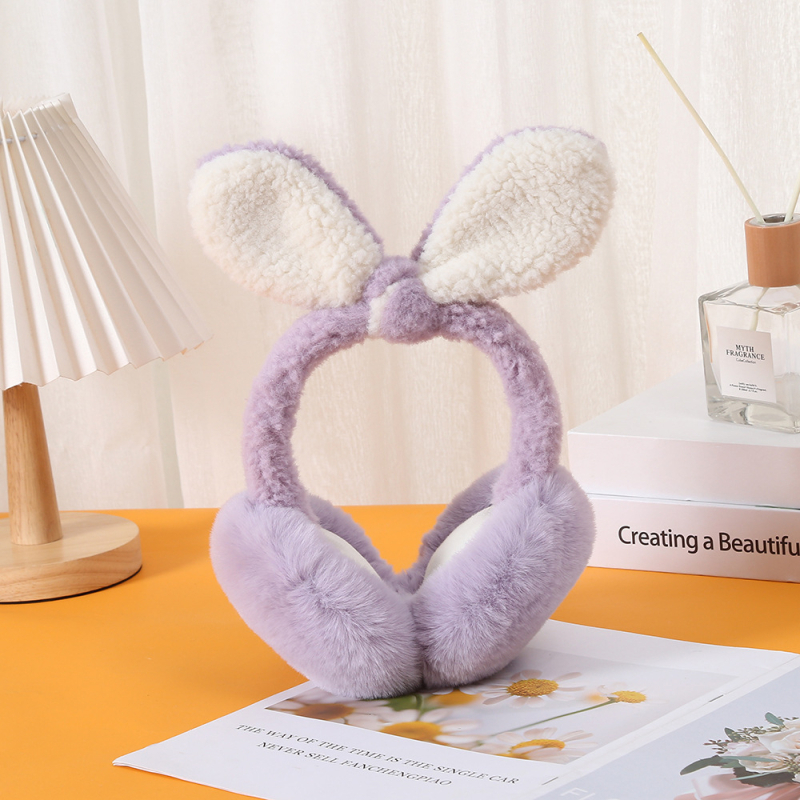 Плюшени ушни защити с ушички за зима — дамски, вълна, топло за външни условия, 2024