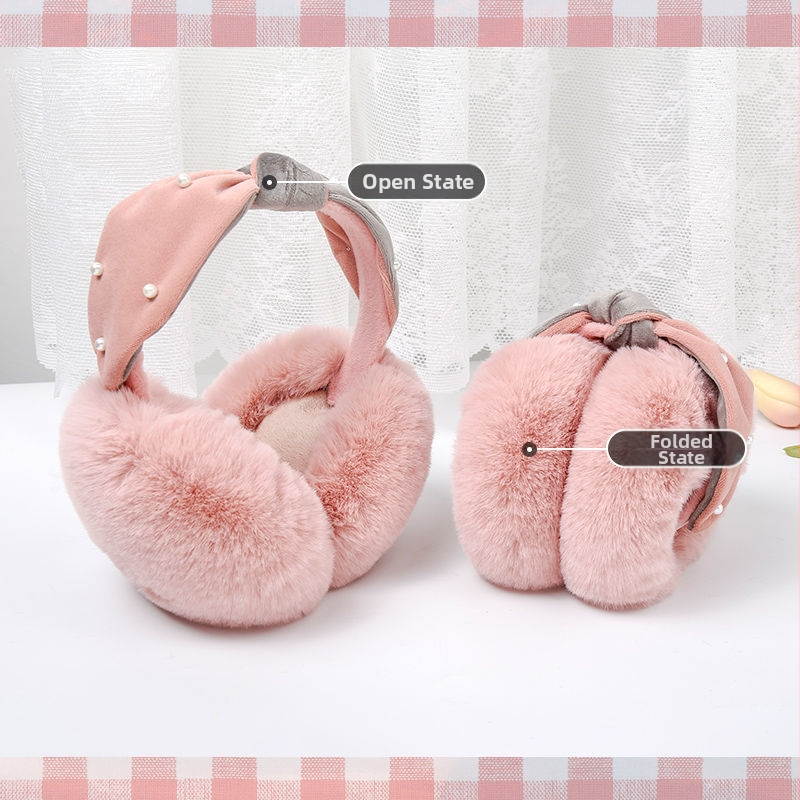 Zimné earmuffs – skladací model, unisex, pre dospelých, udržujú teplo