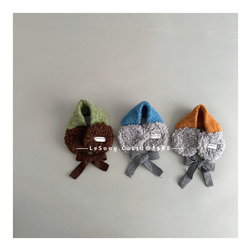 Корейски стил зимни детски ушни защити – вълна, карикатурен мотив, пазят топлината, унисекс