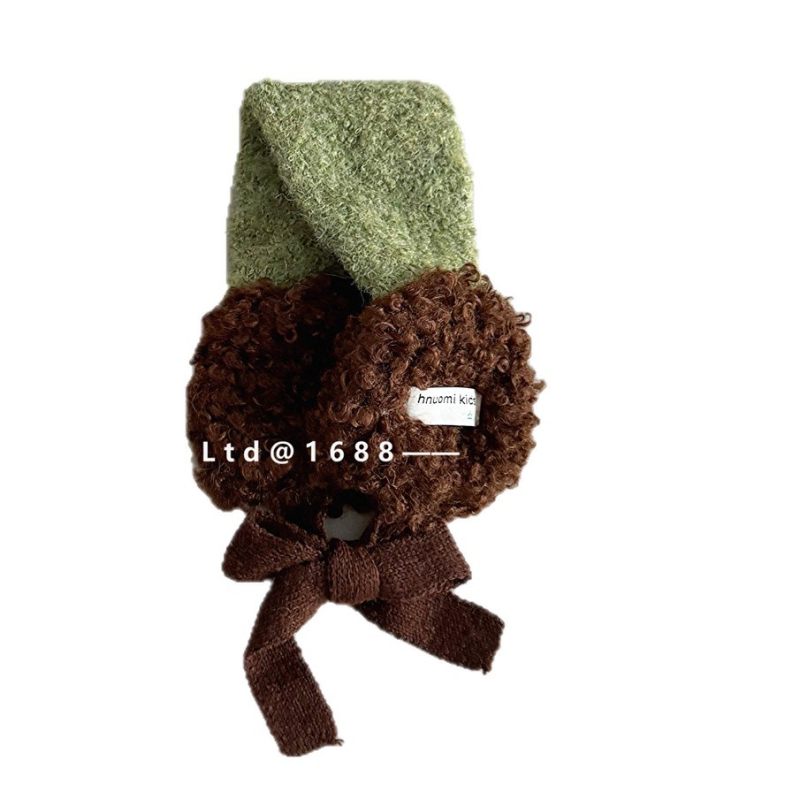 Корейски стил зимни детски ушни защити – вълна, карикатурен мотив, пазят топлината, унисекс