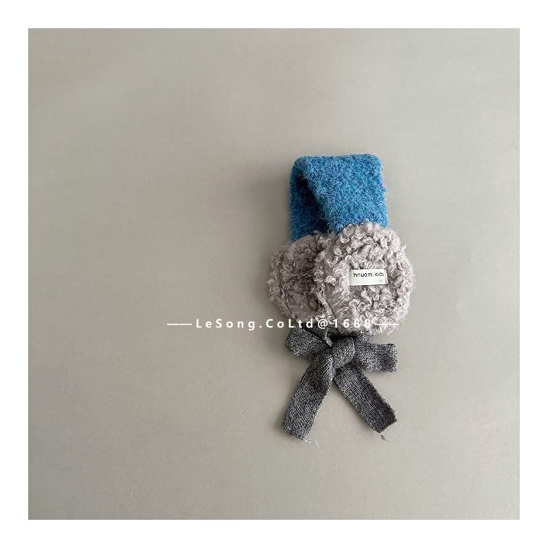 Корейски стил зимни детски ушни защити – вълна, карикатурен мотив, пазят топлината, унисекс