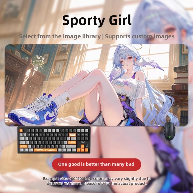 Подложка за бюро — гумена повърхност, анти-слип, печат с топлинен трансфер, OEM и персонализиране, възможност за печат на лого