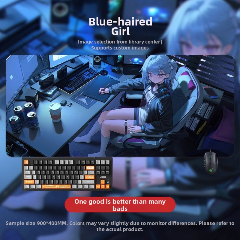 Подложка за бюро — гумена повърхност, анти-слип, печат с топлинен трансфер, OEM и персонализиране, възможност за печат на лого