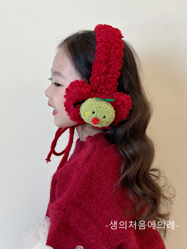 Плетени ушни предпазители за възрастни, унисекс, карикатурен модел, флис, зимна топлина