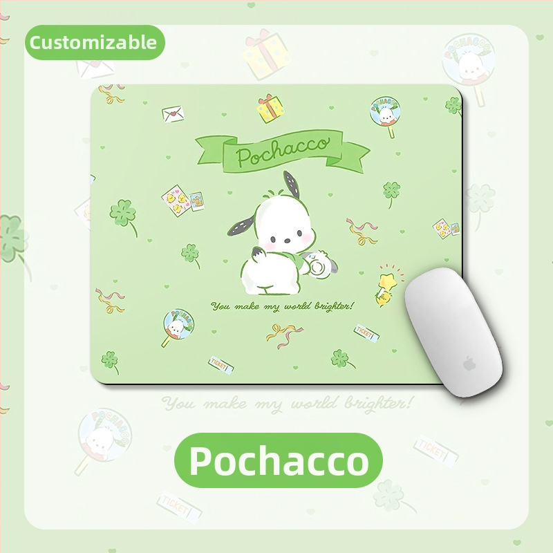 Малка подложка – квадратна подложка, естествена гума, анти-плъзгане, термопечат, офисен настолен мат