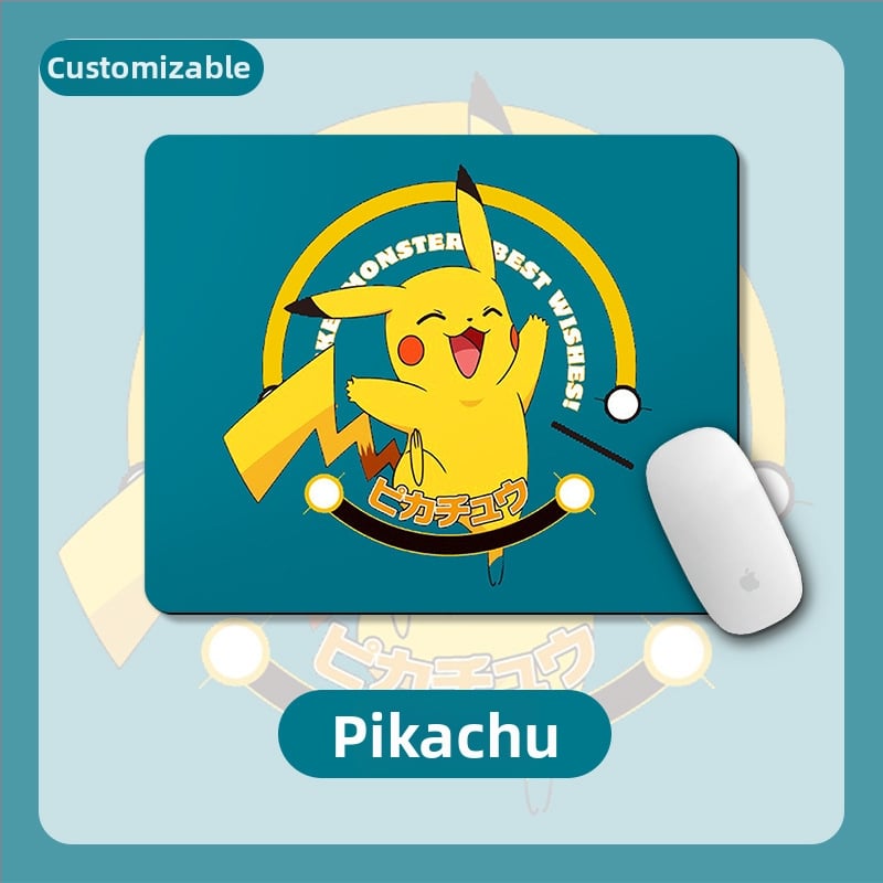 Малка подложка – квадратна подложка, естествена гума, анти-плъзгане, термопечат, офисен настолен мат