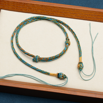 Virves lanyards no auklas, regulējams, roku darināts neilons, Guti