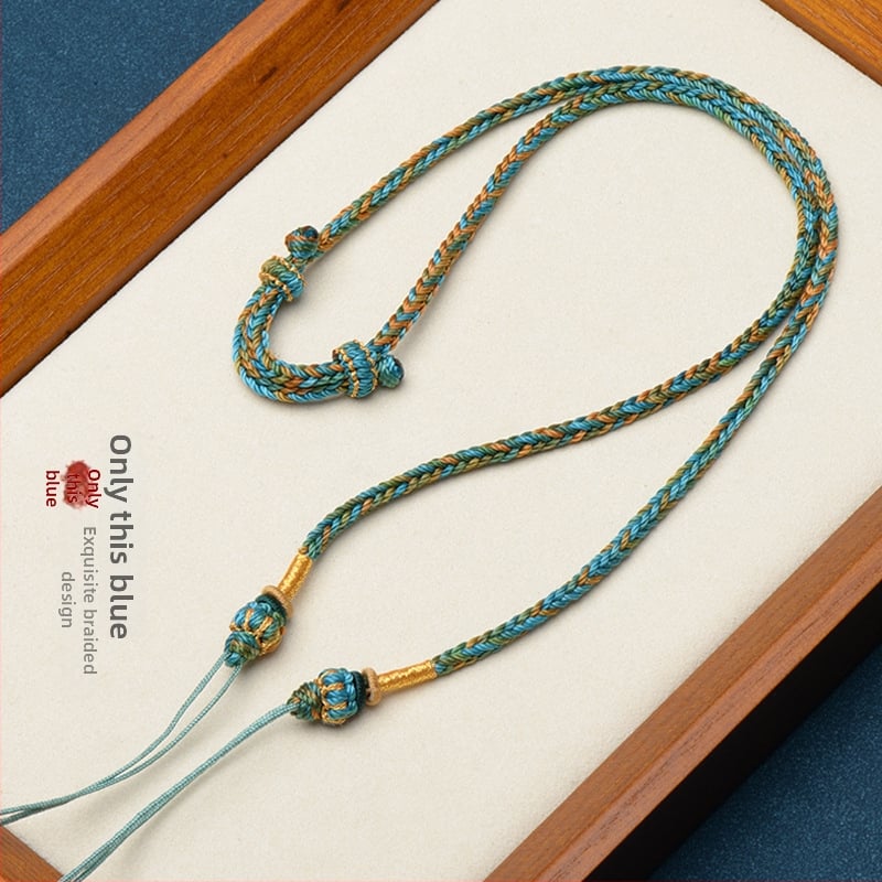 Virves lanyards no auklas, regulējams, roku darināts neilons, Guti