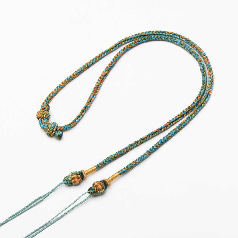 Virves lanyards no auklas, regulējams, roku darināts neilons, Guti