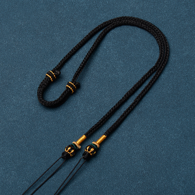 Virves lanyards no auklas, regulējams, roku darināts neilons, Guti