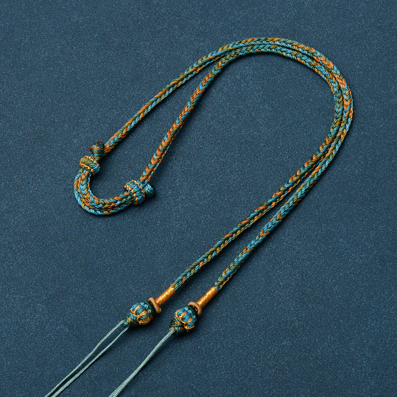 Virves lanyards no auklas, regulējams, roku darināts neilons, Guti