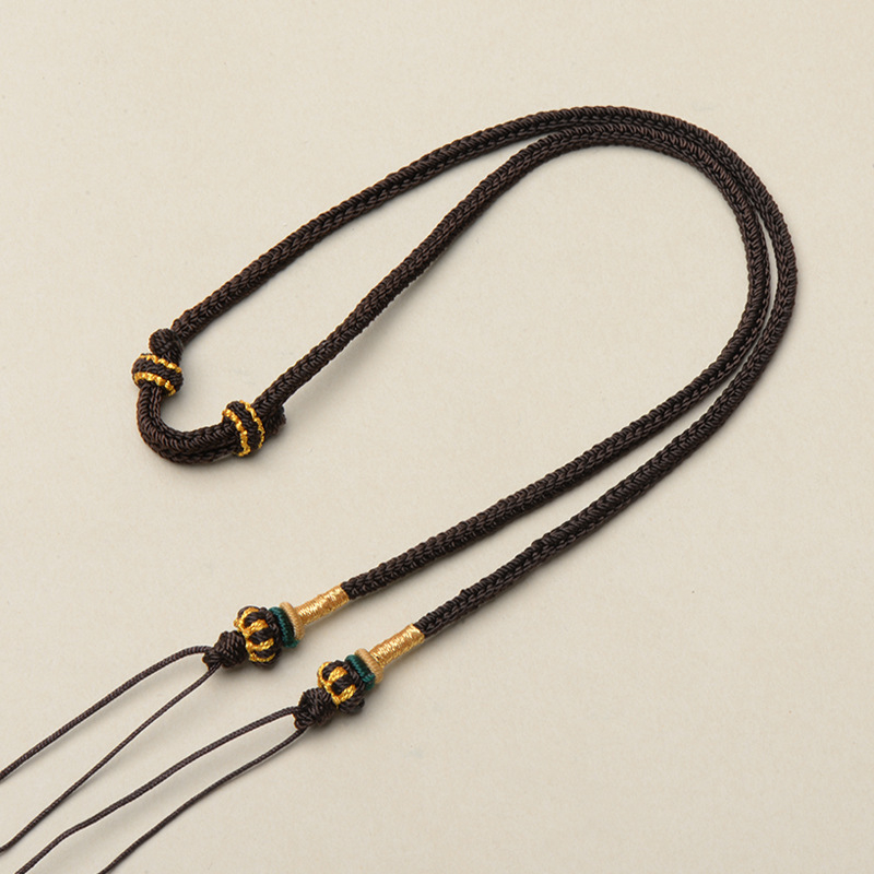 Virves lanyards no auklas, regulējams, roku darināts neilons, Guti