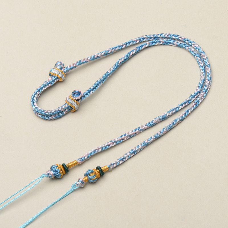 Virves lanyards no auklas, regulējams, roku darināts neilons, Guti