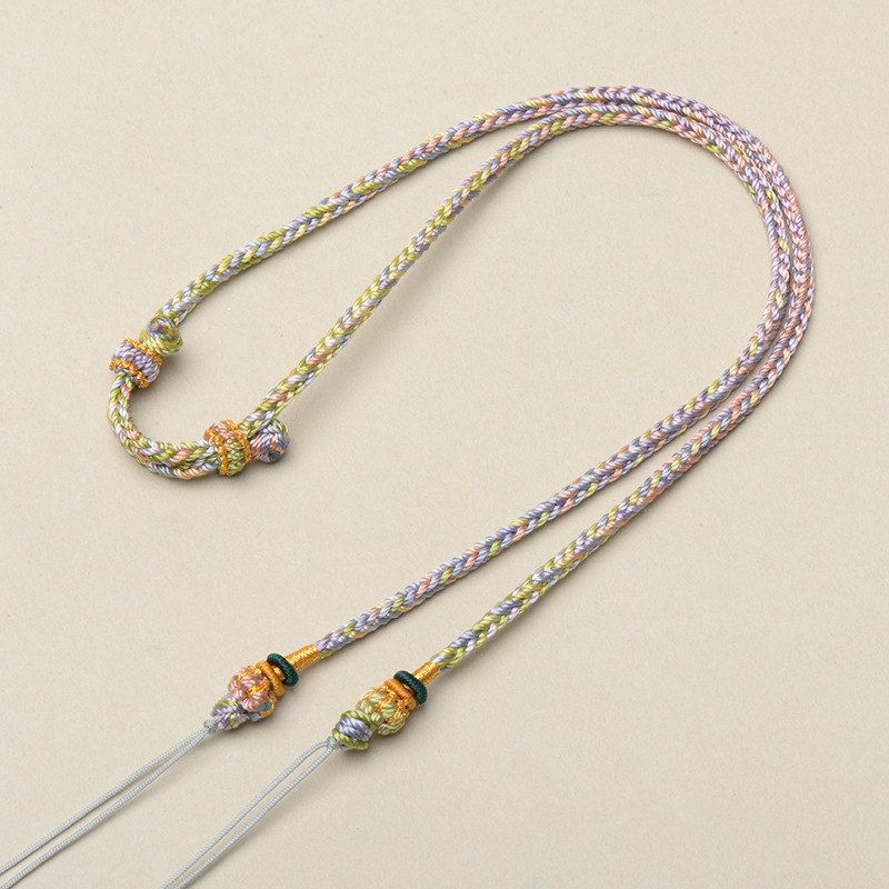 Virves lanyards no auklas, regulējams, roku darināts neilons, Guti