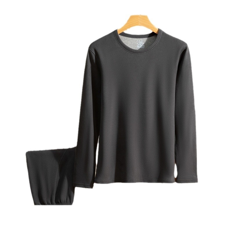 Vīriešu siltā apakšveļas komplekts no kašmira, ārkārtīgi biezs, bezšuvju, puloveris ar slaidu piegriezumu