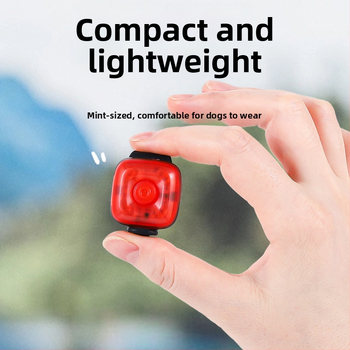 LED suņa kulons ar gaismu — spilgts antizaudēšanas lukturs vakara pastaigām, zīmols Ulas, plastmasa, universāls, IN stils, visu sezonu