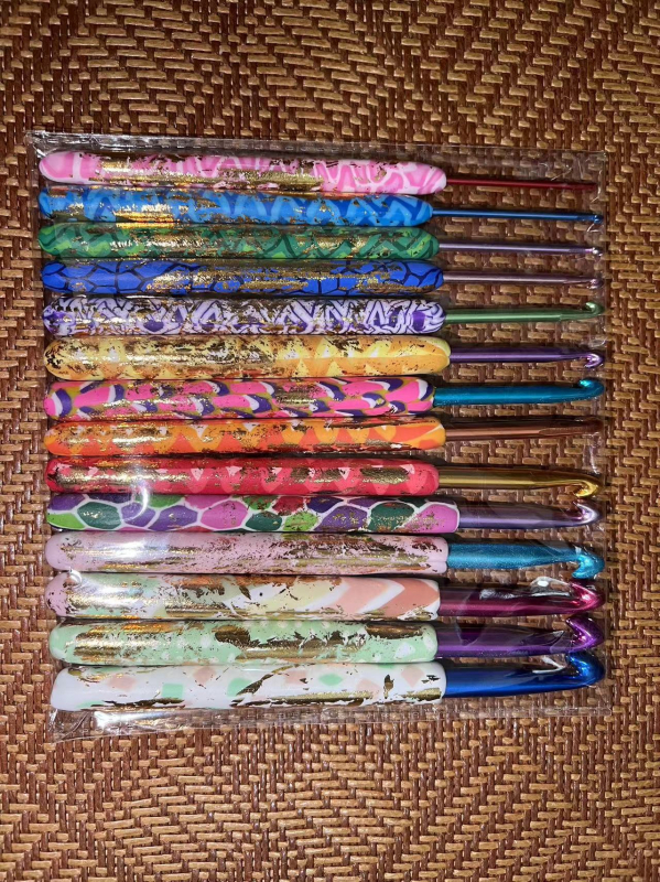 Σετ βελονάκι – Χειροποίητο DIY σετ με βελόνες βελονάκι και βελόνα μαλλιού, 100 σετ, μάρκα Yucheng, Απλός Στυλ