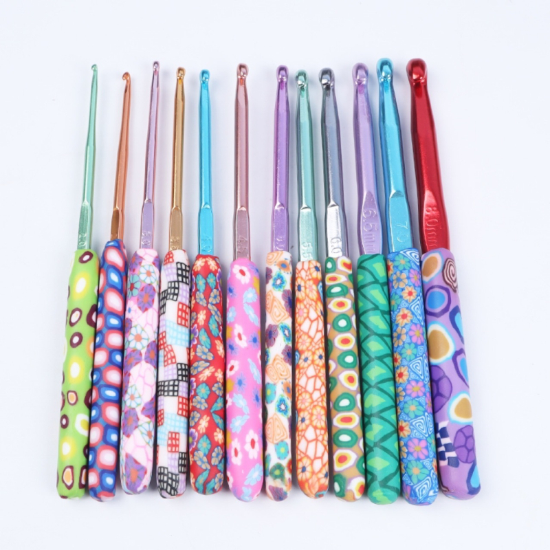 Σετ βελονάκι – Χειροποίητο DIY σετ με βελόνες βελονάκι και βελόνα μαλλιού, 100 σετ, μάρκα Yucheng, Απλός Στυλ