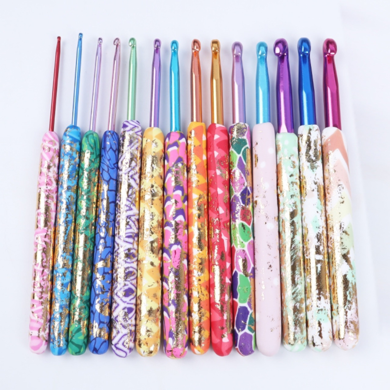 Σετ βελονάκι – Χειροποίητο DIY σετ με βελόνες βελονάκι και βελόνα μαλλιού, 100 σετ, μάρκα Yucheng, Απλός Στυλ