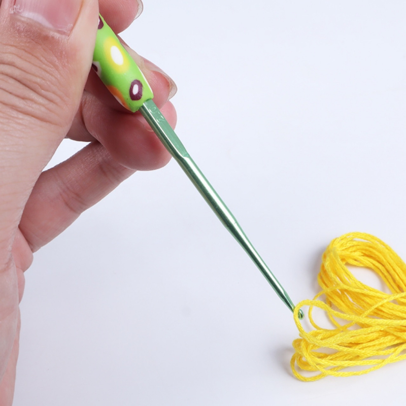 Σετ βελονάκι – Χειροποίητο DIY σετ με βελόνες βελονάκι και βελόνα μαλλιού, 100 σετ, μάρκα Yucheng, Απλός Στυλ