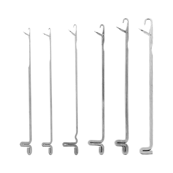 Τριπλό βελονάκι με γλώσσα, διατρητό με χάντρες — σετ εργαλείων κεντήματος για πλέξιμο που περιλαμβάνει βραχιόλι με βουδιστικές χάντρες