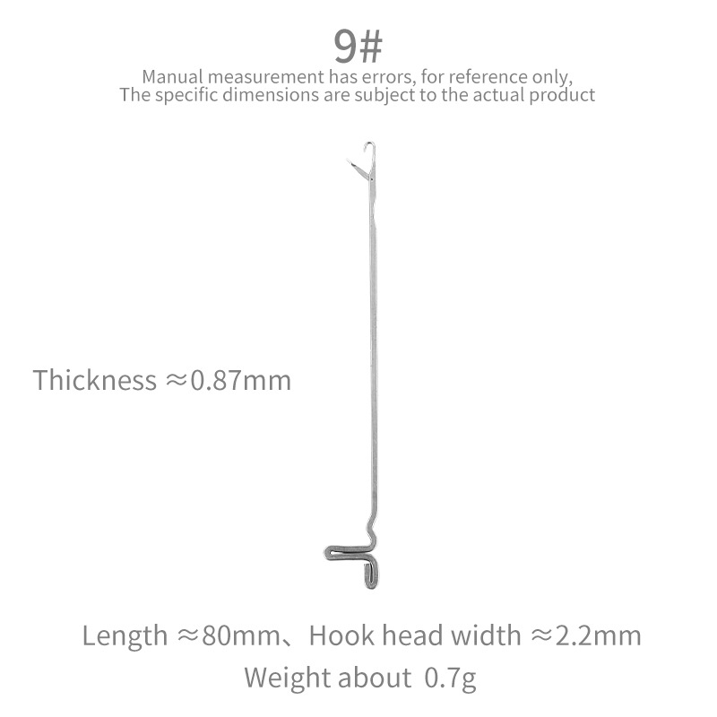 Τριπλό βελονάκι με γλώσσα, διατρητό με χάντρες — σετ εργαλείων κεντήματος για πλέξιμο που περιλαμβάνει βραχιόλι με βουδιστικές χάντρες