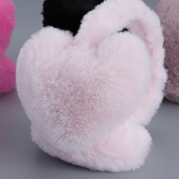 Женски зимни ушни предпазители, плюшени, топли, студоустойчиви, базов минималистичен стил