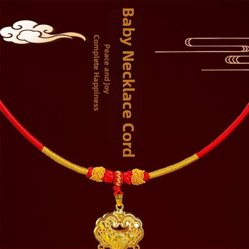 Детска огърлица с ключична верига — унисекс, оригинален дизайн, пролет 2024, произход: Lianyungang, висулка: Друг материал