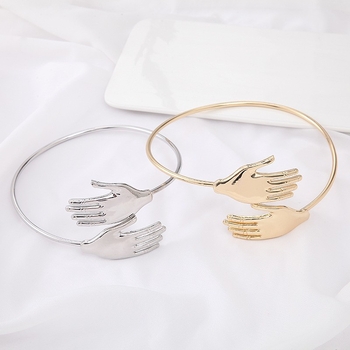 Tulun унисекс алуминиев чокър с форма на цвете и изкуствена перла — твърда яка