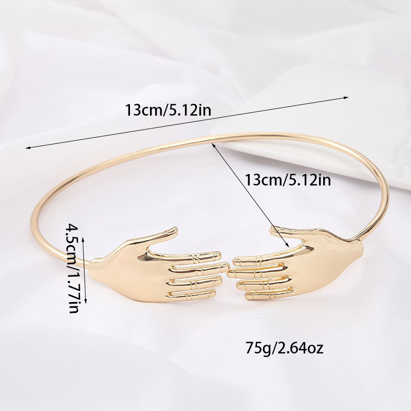 Tulun унисекс алуминиев чокър с форма на цвете и изкуствена перла — твърда яка