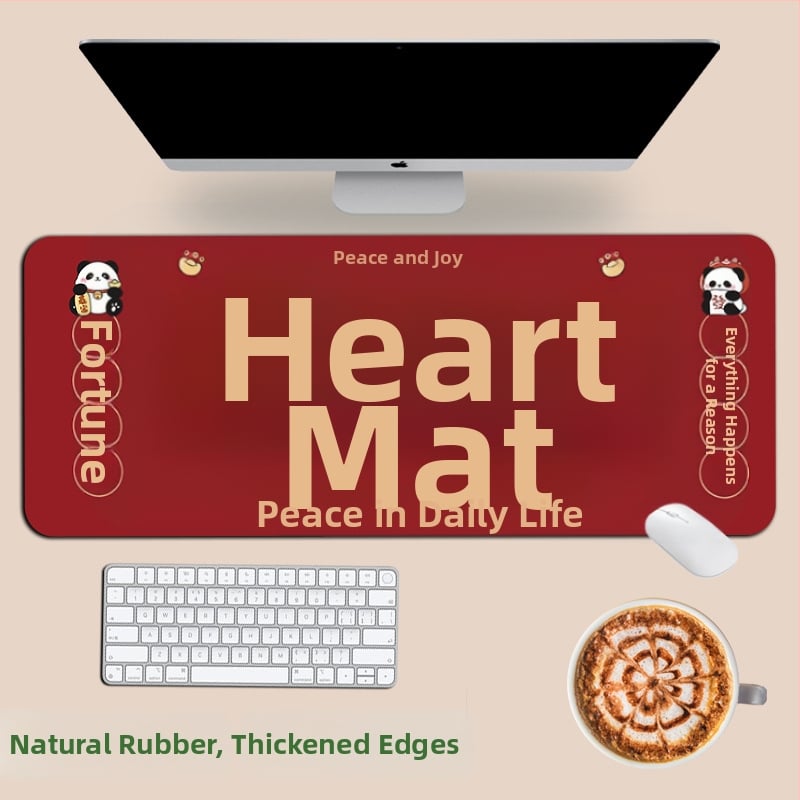 Подложка за мишка, естествен каучук, антиплъзгаща повърхност, печат с трансферна технология, възможност за лого