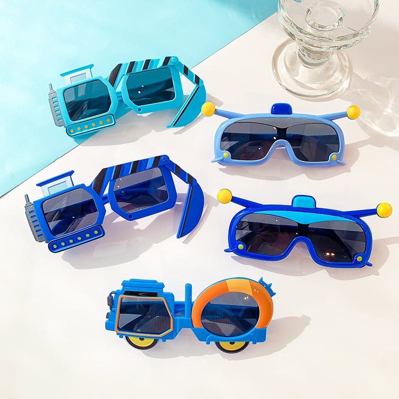 Παιδικά γυαλιά ηλίου με μετασχηματιζόμενο ρομπότ, UV400 προστασία, φακοί από ρητίνη, πλήρης σκελετός από PC, ειδικός καθρέφτης σε μοναδικό σχήμα