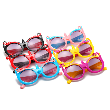 Παιδικά UV400 γυαλιά ηλίου με κυκλικό πλαίσιο και φακούς από ρητίνη – μη πολωμένα, πλήρες πλαίσιο, γλυκό κουνελίσιο στυλ