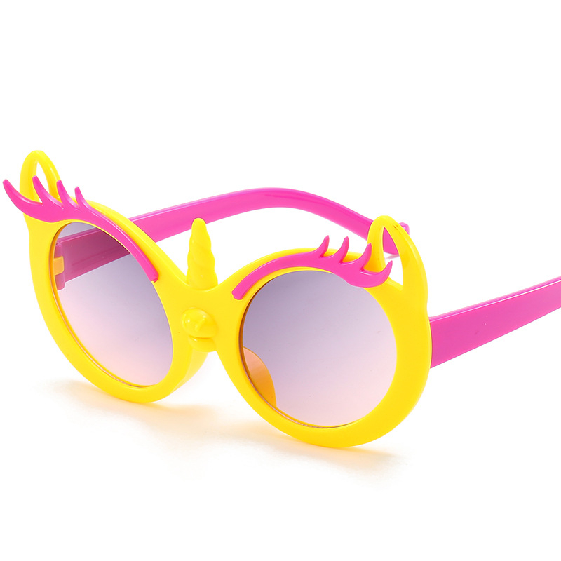 Παιδικά UV400 γυαλιά ηλίου με κυκλικό πλαίσιο και φακούς από ρητίνη – μη πολωμένα, πλήρες πλαίσιο, γλυκό κουνελίσιο στυλ