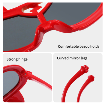 Unisex Πολωμένα Γυαλιά Ηλίου, Cartoon Style, UV400, Πλήρες Πλαίσιο, Tac Φακοί