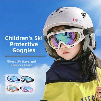 Παιδικά γυαλιά σκι — φακοί από κρύσταλλο; Πλαίσιο: κράμα τριών μετάλλων και χαλκού; Σετ φακών; Διαπερατότητα: Κατηγορία 2; Για ταξίδια και αθλητισμό σε εξωτερικούς χώρους