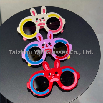 Παιδικά πολωμένα γυαλιά ηλίου με αυτιά λαγουδάκι, UV400, ολόκληρο πλαίσιο, πολυκαρβονικοί φακοί, καθρεφτικά φακοί (κατηγορία 3)