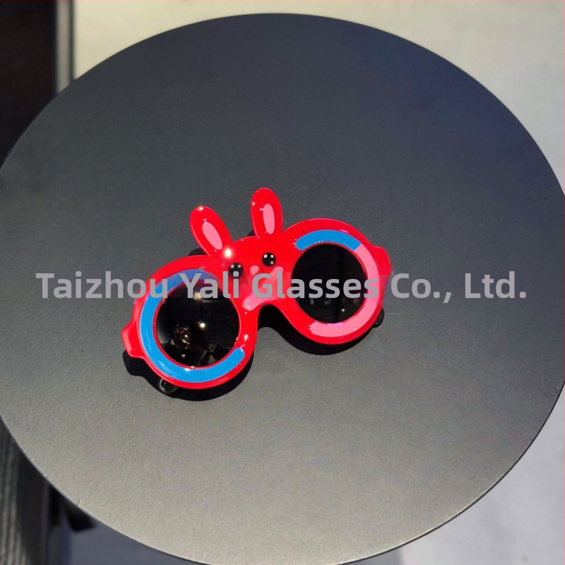 Παιδικά πολωμένα γυαλιά ηλίου με αυτιά λαγουδάκι, UV400, ολόκληρο πλαίσιο, πολυκαρβονικοί φακοί, καθρεφτικά φακοί (κατηγορία 3)