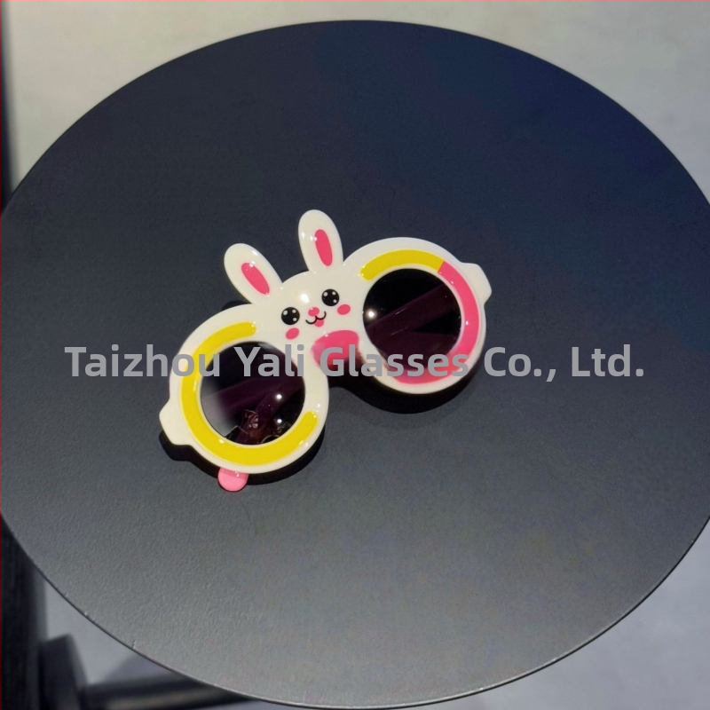 Παιδικά πολωμένα γυαλιά ηλίου με αυτιά λαγουδάκι, UV400, ολόκληρο πλαίσιο, πολυκαρβονικοί φακοί, καθρεφτικά φακοί (κατηγορία 3)