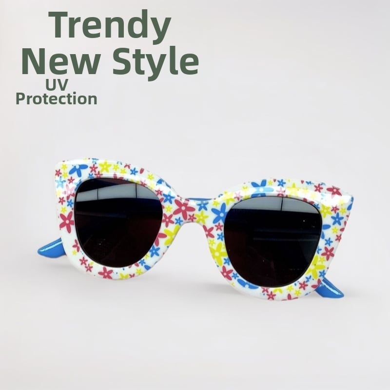 Παιδικά γυαλιά ηλίου με UV400 προστασία, πλήρες πλαίσιο, φακοί AC, μοντέλο XT-6115