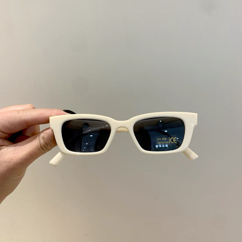 Παιδικά γυαλιά ηλίου, ρετρό ορθογώνιο σχήμα, UV 400, πλήρης σκελετός, φακοί PC, καταγωγή Taizhou