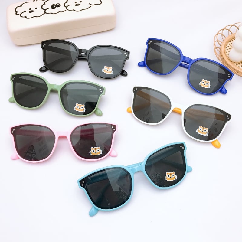 BLINGQUEEN Παιδικά Πολωμένα Γυαλιά Ηλίου, Πλήρης Σκελετός, Φακοί Ρητίνης, UV Προστασία, Τετράγωνο Σχήμα, Άνοιξη 2025