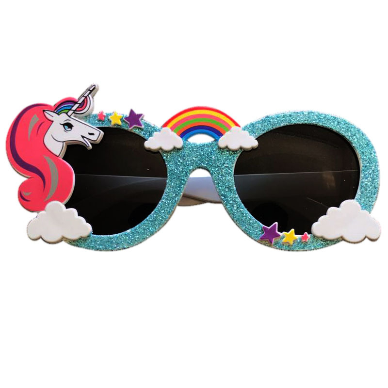 Ochelari de plastic pentru petrecere – recuzită de cosplay cu design Pegaz, proces semi-manual, personalizare disponibilă