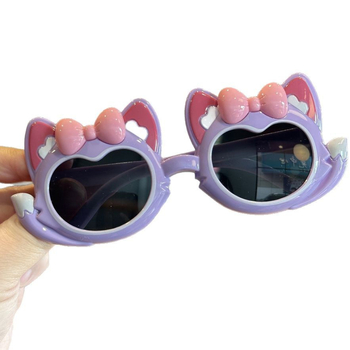 Παιδικά γυαλιά ηλίου με πλήρη πλαίσιο, UV400 προστασία, φακοί ρητίνης, πλαίσιο PC; καρτούν στυλ γλυκιά πριγκίπισσα